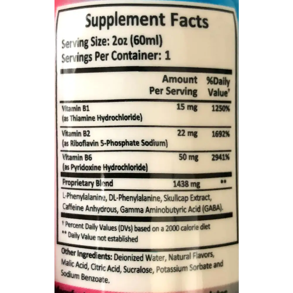 2oz Sleep Walker Shot Focus & Mood Optimizer - 6 Bottles - Dietary Supplement