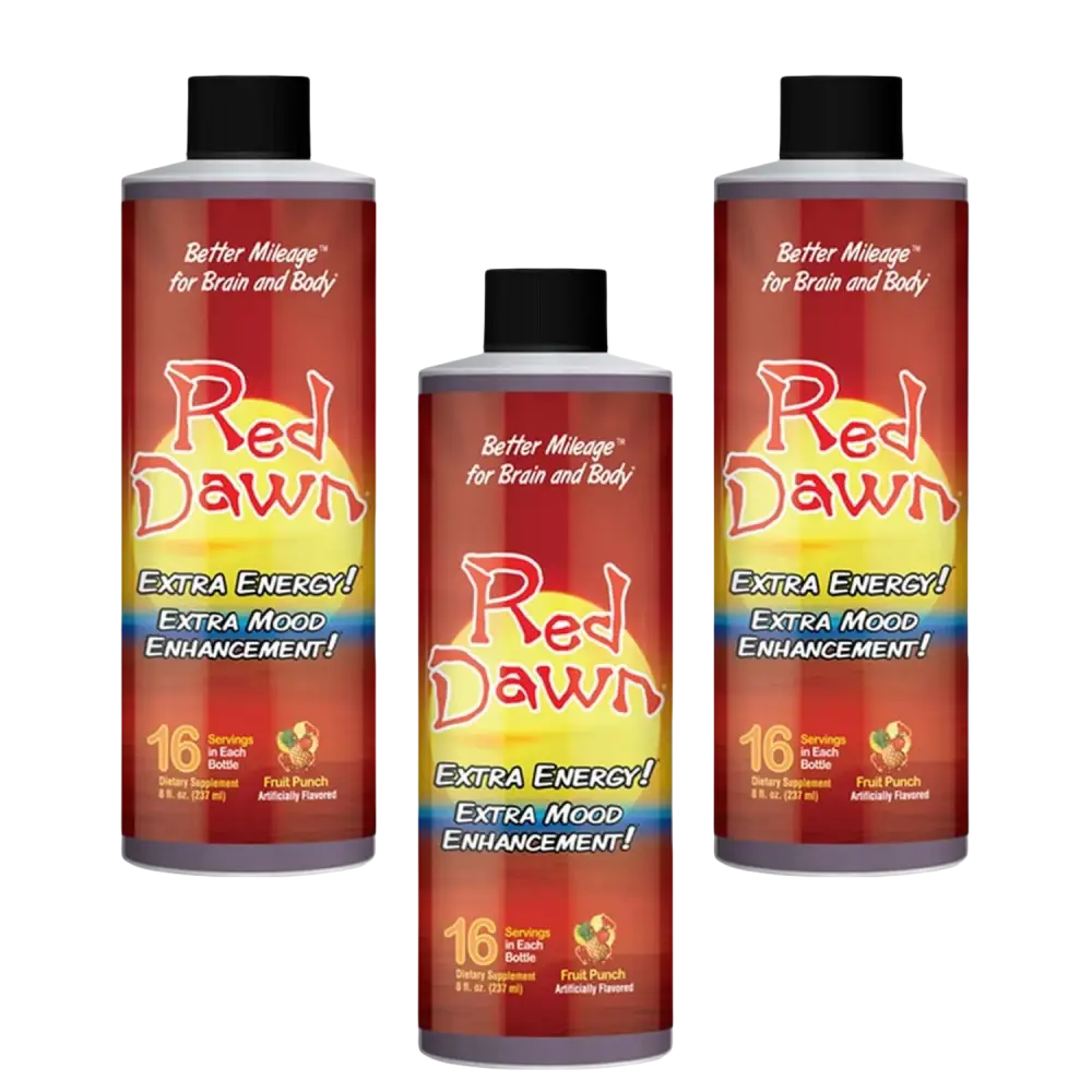 5x 8oz Red Dawn Extra Mood Energy Enhancement Party Drink Liquid RXD - Dietary Supplement