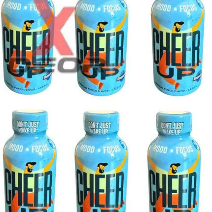 Cheerup Shots Pre-Workout 2oz Original Sleep Walker Formula - 6 Pack - XDeor