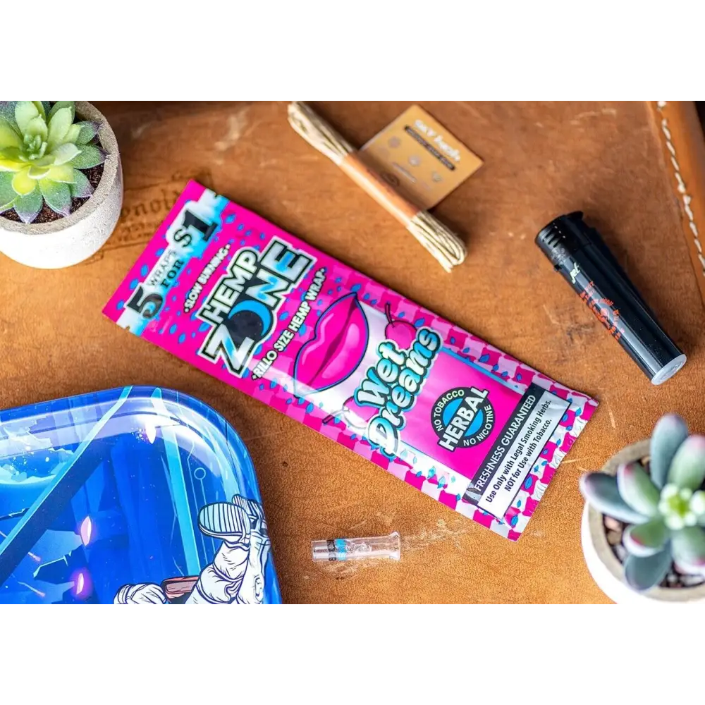H. Zone Organic Herbal Wrap Full Box 15/5CT - 75 Wraps Total | WET DREAMS