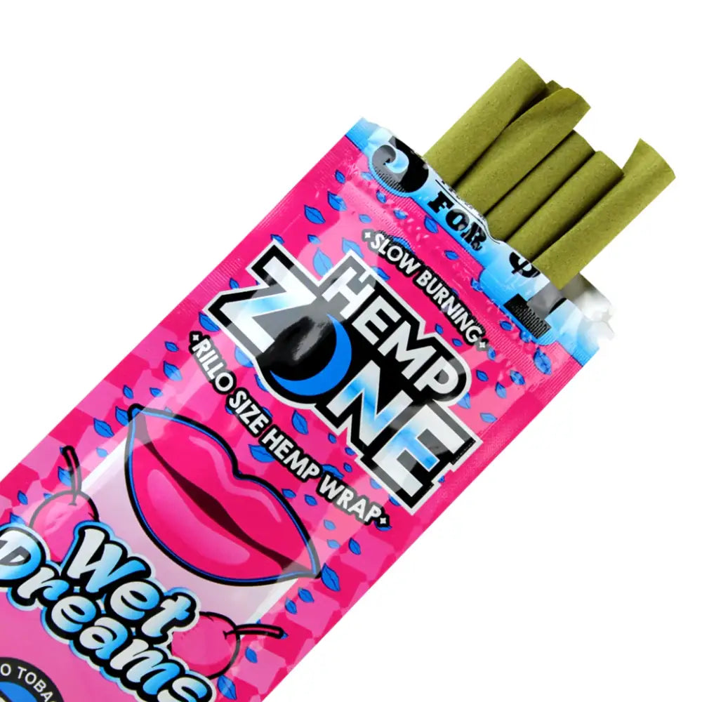 H. Zone Organic Herbal Wrap Full Box 15/5CT - 75 Wraps Total | WET DREAMS