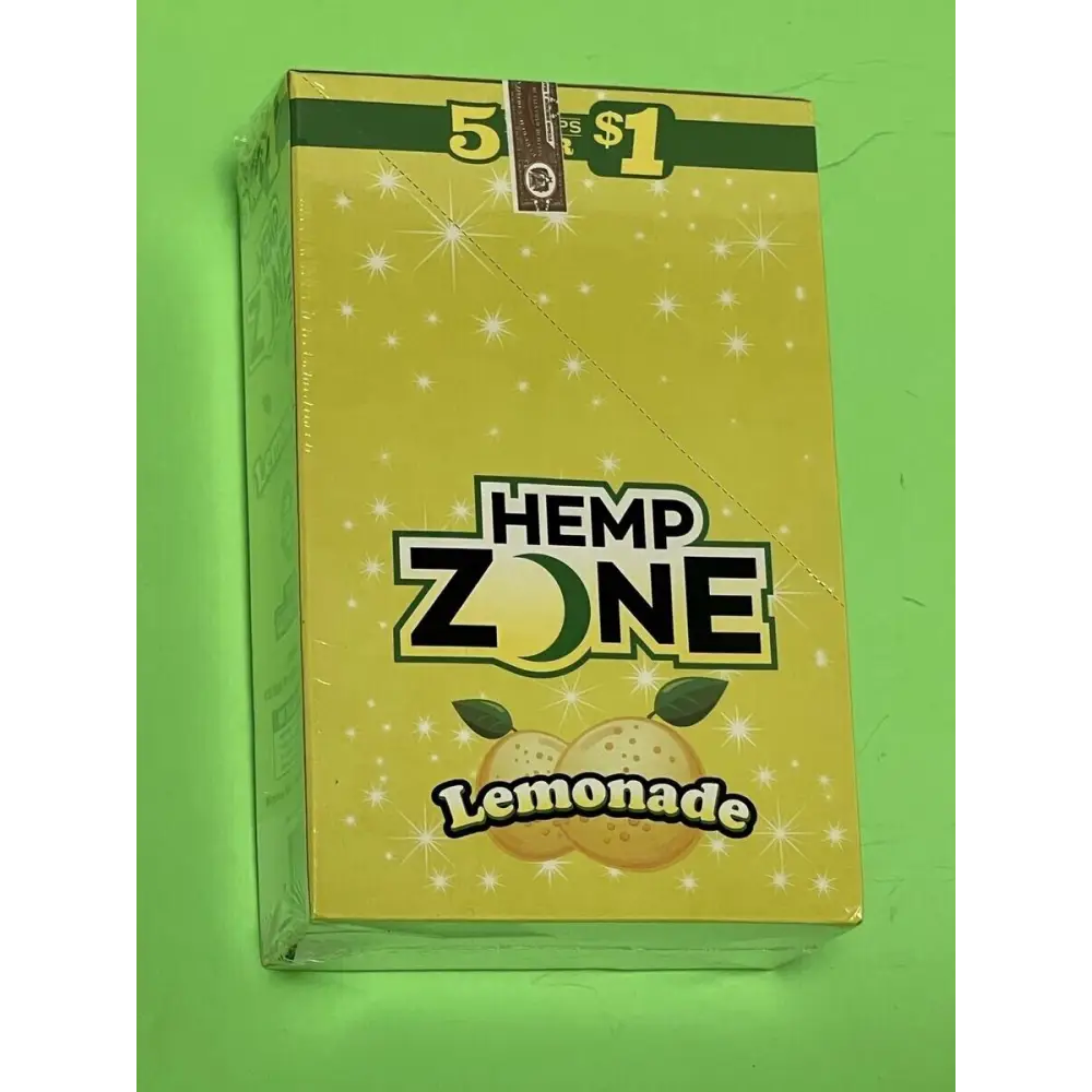 H. Zone Organic Natural Herbal Wrap Full Box 15/5CT - 75 Wraps Total | LEMONADE