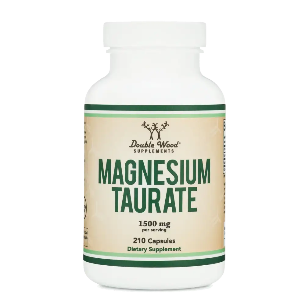 Magnesium Taurate – Supports Cardiovascular & Overall Health (120 Capsules) - Dietary Supplement
