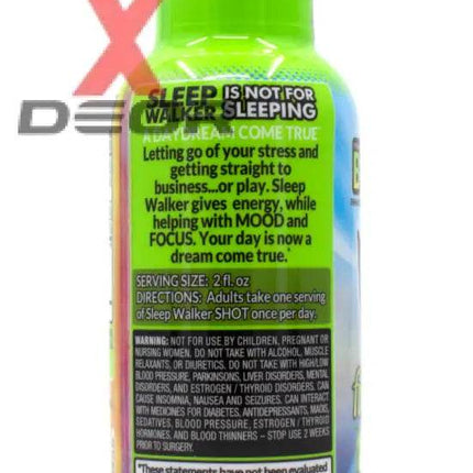 NEW Sleep Walker Shot Sour Apple 2oz from Red Dawn 6 Bottles - XDeor