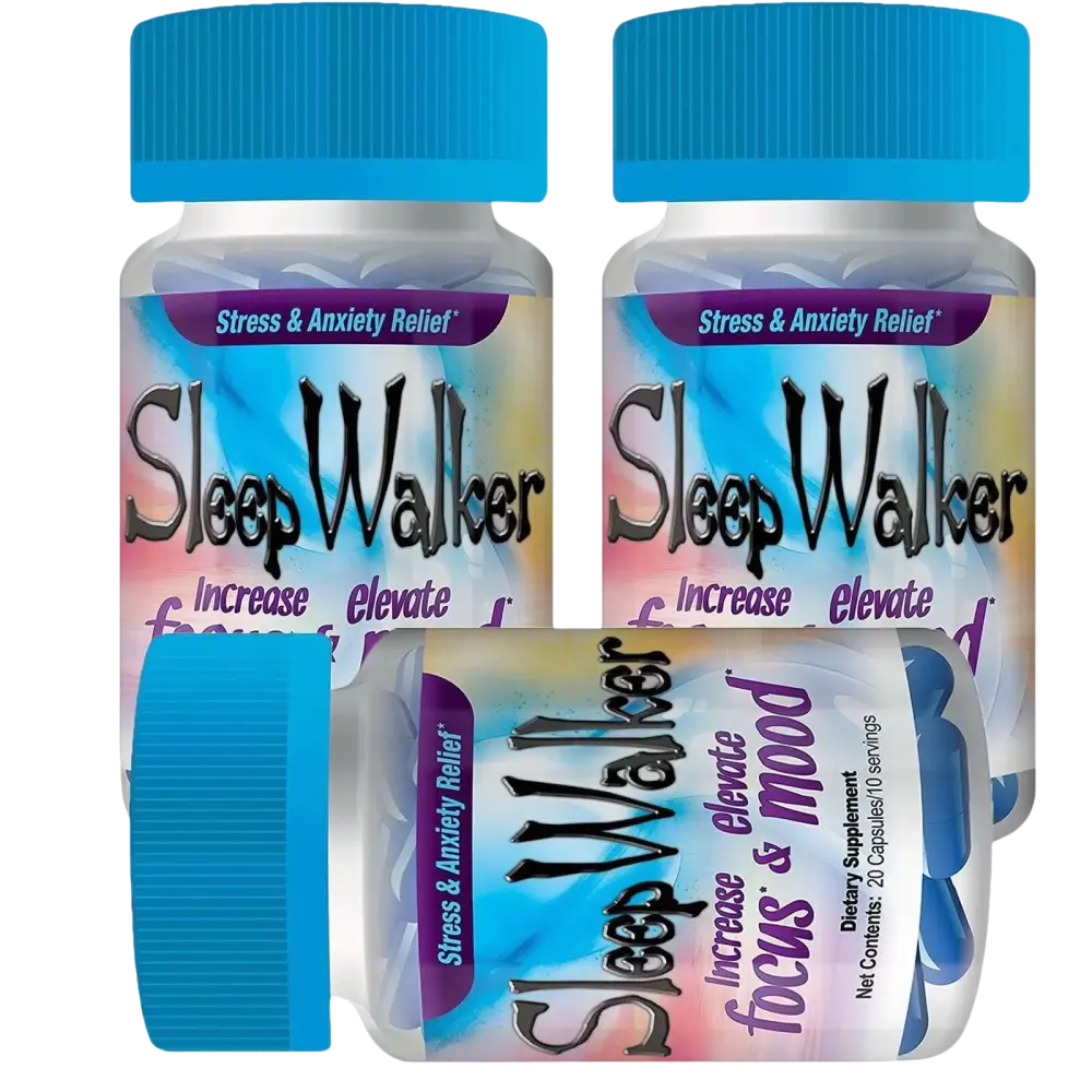 Sleep Walker 60 Capsules 3 Bottles RedXdawn Mood Enhancer Pill Red Dawn - XDeor
