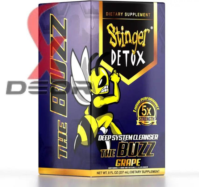 Stinger Detox Buzz 5X Extra Strength Drink – Grape – 8 FL OZ - XDeor