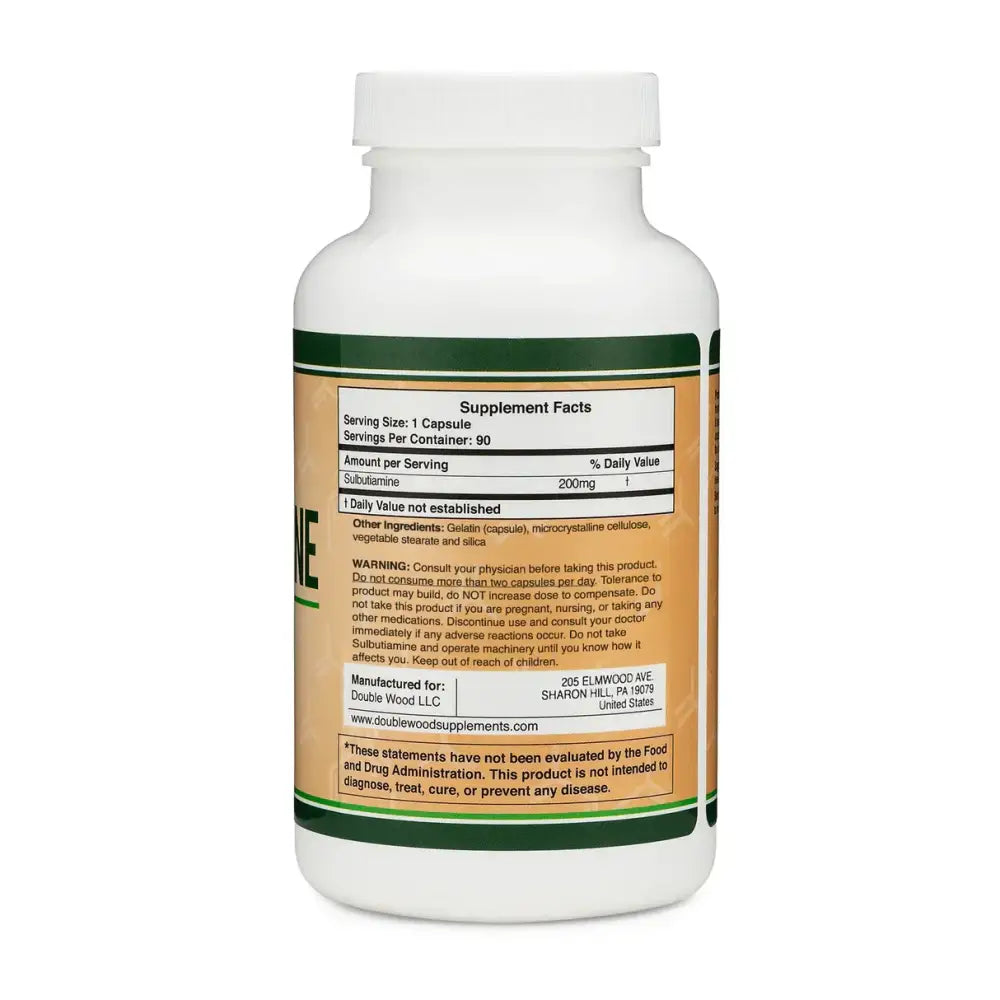 Sulbutiamine – Supports Motivation Focus & Memory (60 Capsules) - Dietary Supplement
