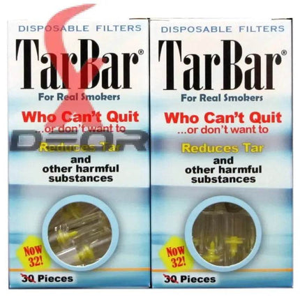 TarBar Cigarette Filters – 10 Boxes (320 Filters Total) | Disposable Tar-Reducing Filter Tips - XDeor