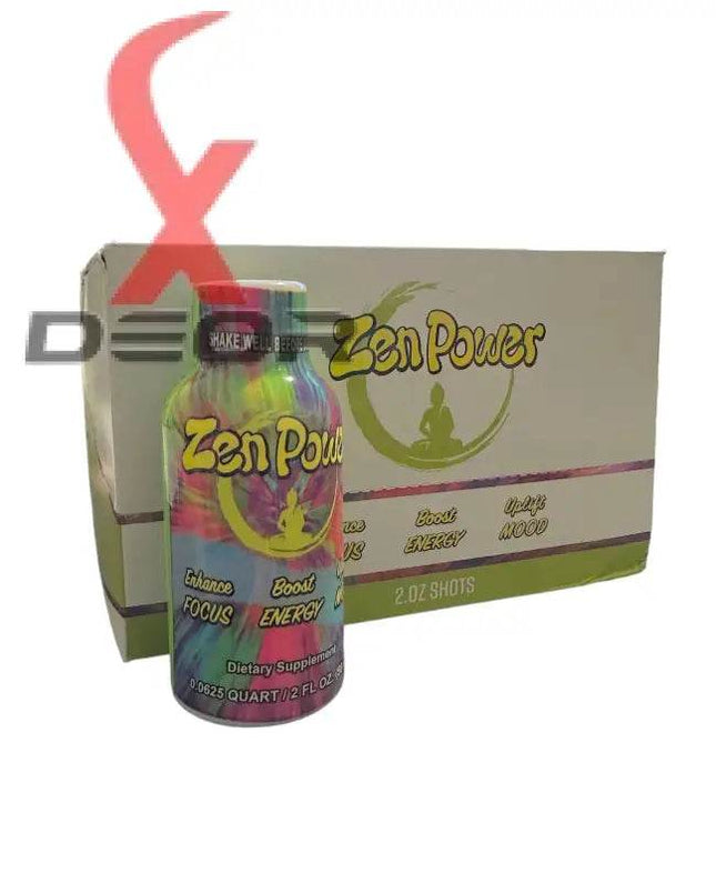 Zen Power 2oz Shot 12 Bottle of 2oz Zenpower Mood Enhancer Shot - XDeor