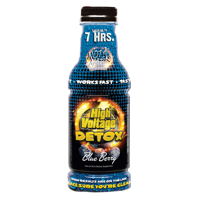 High Voltage Detox Drink 16oz Blue Berry – Fast Cleanse Boost