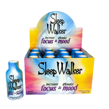 12 Bottles 2oz Sleep Walker Shot Focus & Mood Optimizer Full Box Georgia Wholesale