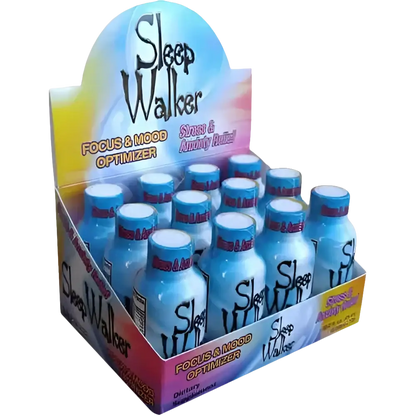 12 Bottles 2oz Sleep Walker Shot Focus & Mood Optimizer Full Box Georgia Wholesale