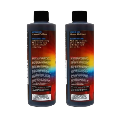 2oz Red Dawn Extra Mood Energy Enhancement Party Drink - Full Box 12 Bottles - XDeor