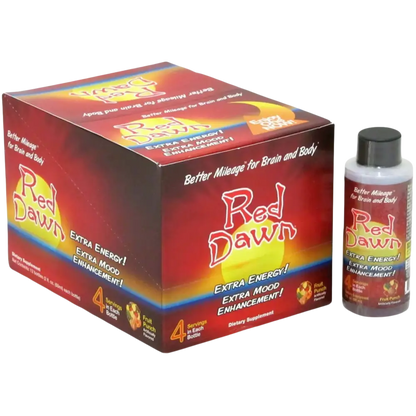 2oz Red Dawn Original Formula Extra Mood Energy Party Drink Full Box 12 Bottles Georgia Wholesale