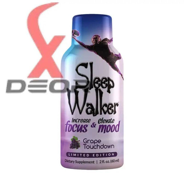 2oz Sleep Walker Grape Touch Down Shot Focus & Mood Optimizer 6 Bottles - XDeor