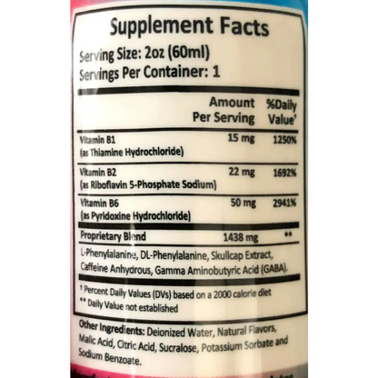2oz Sleep Walker Shot Focus & Mood Optimizer - 6 Bottles - Dietary Supplement