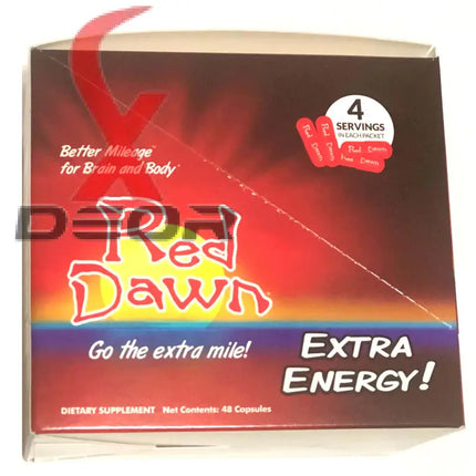 2x Red Dawn Go The Extra Mile Extra Energy Capsule (8 Capsules).