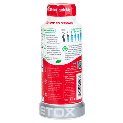 Herbal Clean QCarbo16 – Premium Same-Day Detox – Tropical Flavor – 16 fl oz