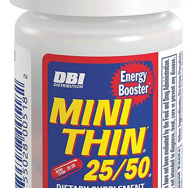 Mini Thin Energy Booster 25/50 – 30 Count Capsules (4 Pack) - XDeor