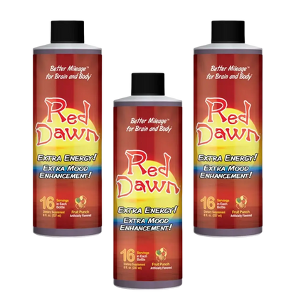 5x 8oz Red Dawn Extra Mood Energy Enhancement Party Drink Liquid RXD - Dietary Supplement