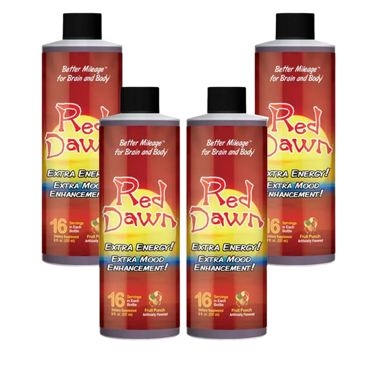 5x 8oz Red Dawn Extra Mood Energy Enhancement Party Drink Liquid RXD - Dietary Supplement