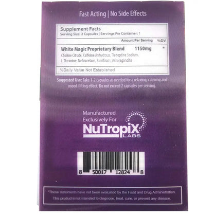 6x NEW White Magic Relax Chill & Happiness Enhancement 6 Card 12 Capsule - Dietary Supplement