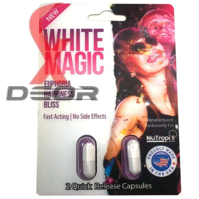 6x NEW White Magic Relax Chill & Happiness Enhancement 6 Card 12 Capsule - XDeor