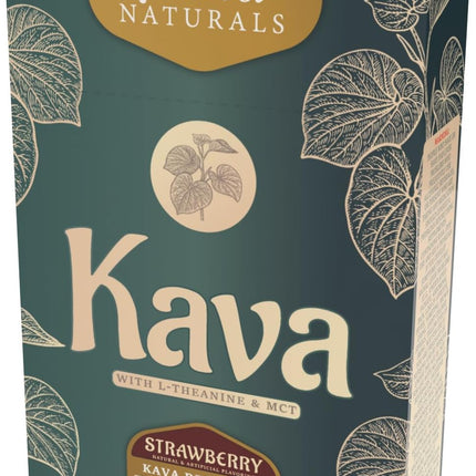 Harvest Naturals Kava Drink Mix – Strawberry (6 Stick Packs) | With L-Theanine & MCT