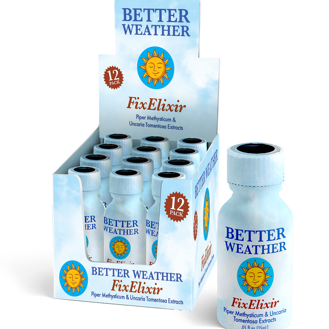 Better Weather Fix Elixir | 12-Pack Display (0.5 fl oz each)