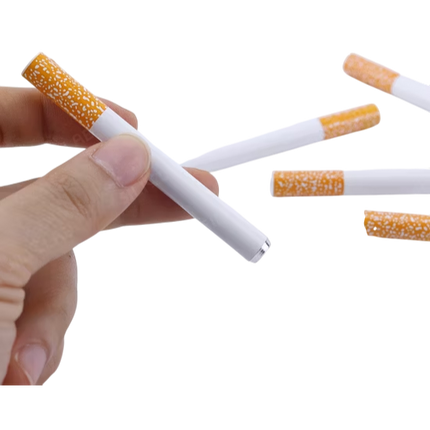 One Hitter Metal Pipe – Tobacco Cigarette Design | Pinch Hitter Pipe 5 Pack