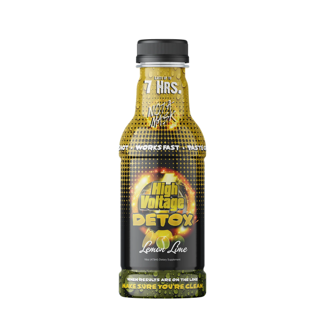 High Voltage Detox Drink 16oz – Lemon Lime Cleanse Boost
