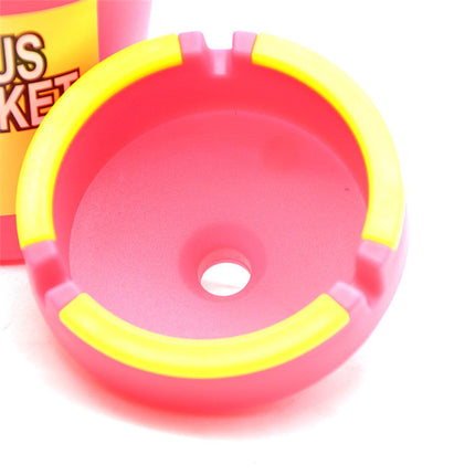 Plastic Butt Bucket Luminous Car Ashtray – 2 Pack | Glow-in-the-Dark Auto Ashtray