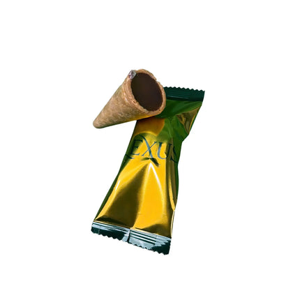 Lexus Dubai Chocolate Waffle Cones – 10 Count Box | Crispy Luxury with Chocolate Cream