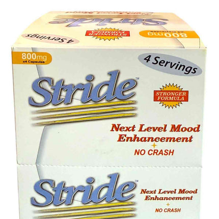 Stride Next Level MOOD Enhancement 800mg – 2 Boxes (24 Packs Total)