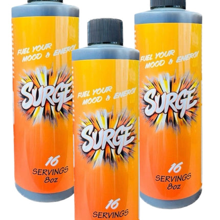 Surge Fuel – 3 Bottles (8 oz - 16 Servings Each) Mood & Energy Drink | Similar to Red Dawn 8oz