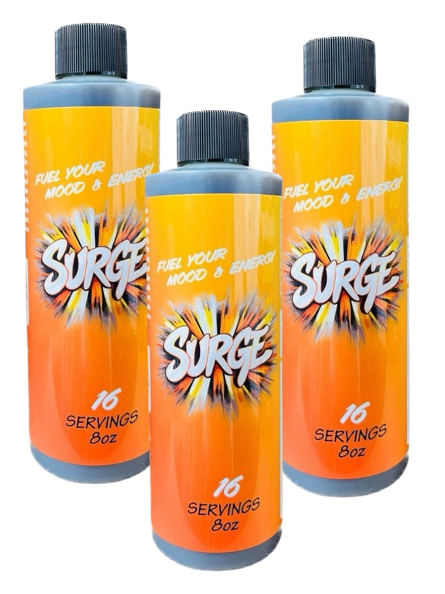 Surge Fuel – 3 Bottles (8 oz - 16 Servings Each) Mood & Energy Drink | Similar to Red Dawn 8oz