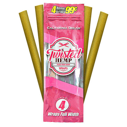 Twisted Hemp California Dream Wraps Full Box