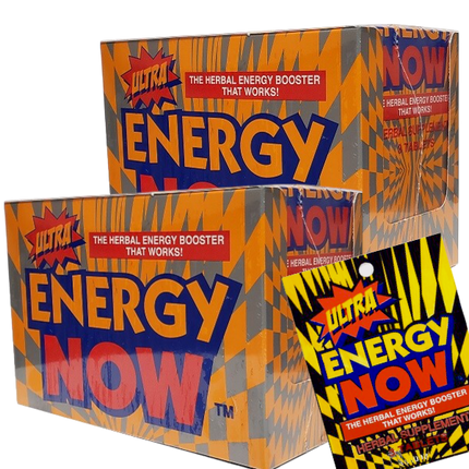 Ultra Energy Now – Herbal Energy Supplement | 2 Boxes (24 Packs x 3 Tablets Each)
