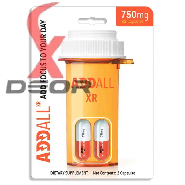 Addall XR Brain Booster Supplement (12 Packs, 750MG Each) – Focus, Memory, Concentration - XDeor