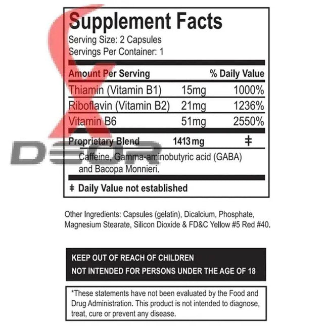 Addall XR Brain Booster Supplement 750MG – Focus, Memory, Concentration (6-Pack) - XDeor