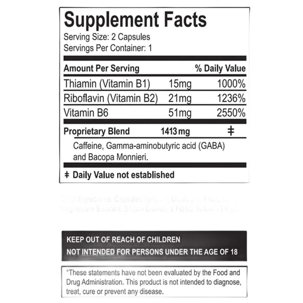 Addall XR Brain Booster Supplement - Focus Memory Concentration 750MG - XDeor