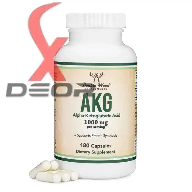 Alpha-Ketoglutarate (AKG) 1000mg – Nitric Oxide & Longevity Support – 180 Capsules - XDeor