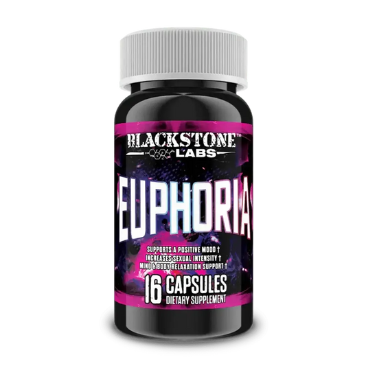 Blackstone Labs Euphoria – Natural Mood Booster & Hangover-Free Relaxation (16 Count) - Dietary Supplement