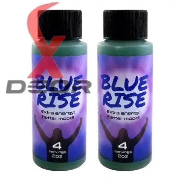 Blue Rise Extra Energy & Better Mood – 2 Bottles of 2oz | From The Creators of Red Dawn - XDeor