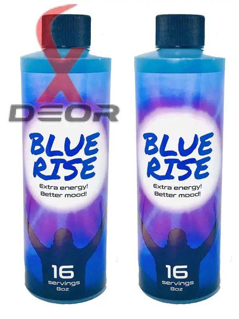Blue Rise Extra Mood & Energy Drink – 8oz | Red Dawn Formula | 16 Servings | 2 Bottles - XDeor