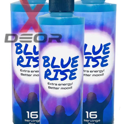 Blue Rise Energy Extra Mood & Energy Drink – 8oz | Red Dawn Formula | 16 Servings.