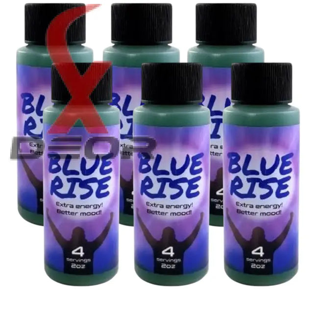 Blue Rise Red Dawn Formula Original Party Drink – 2oz | 6 Bottles.