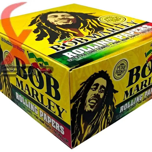 Bob Marley King Size Rolling Papers – 10 Packs (33 Papers Per Pack) | Authentic, Natural Hemp - XDeor