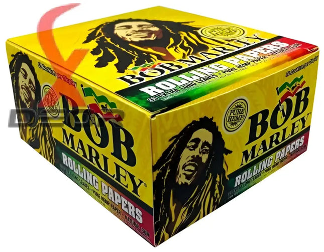 Bob Marley King Size Rolling Papers – 10 Packs (33 Papers Per Pack) | Authentic, Natural Hemp.