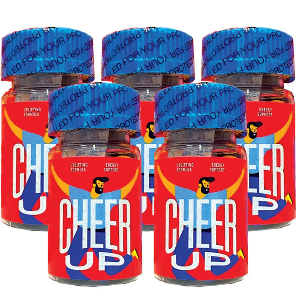 Cheer Up 100 Capsules 5 Bottles Cheer Up Mood Enhancer Pill - Dietary Supplement